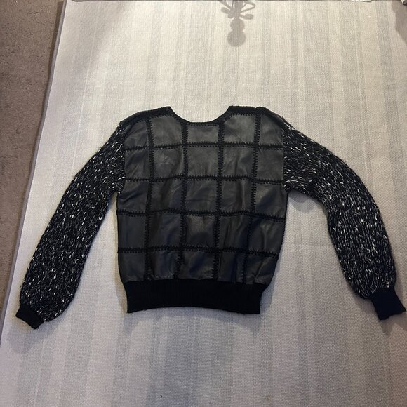 Tany Leather Sweater - Picture 3 of 3